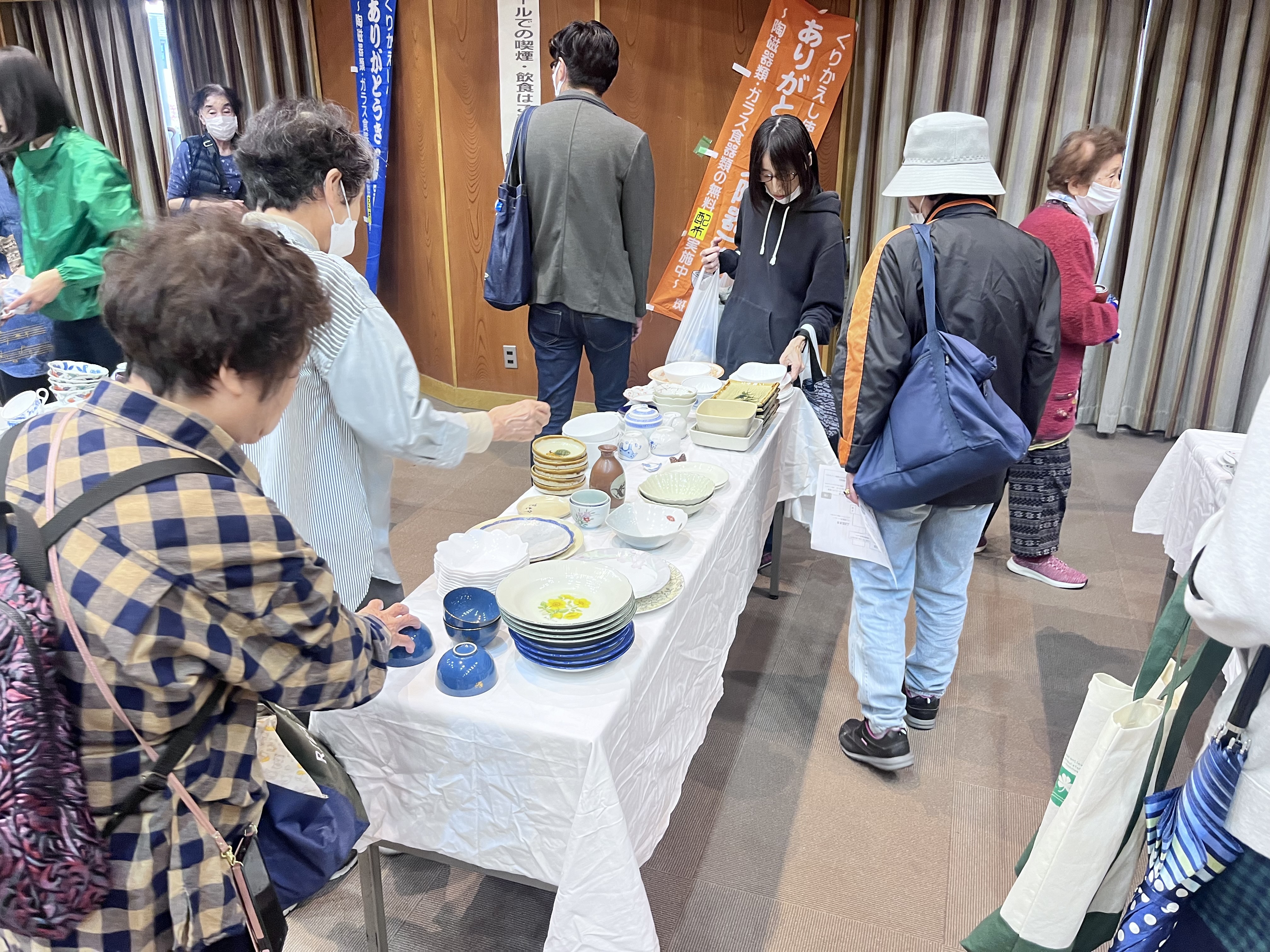 ありがとうき市の様子