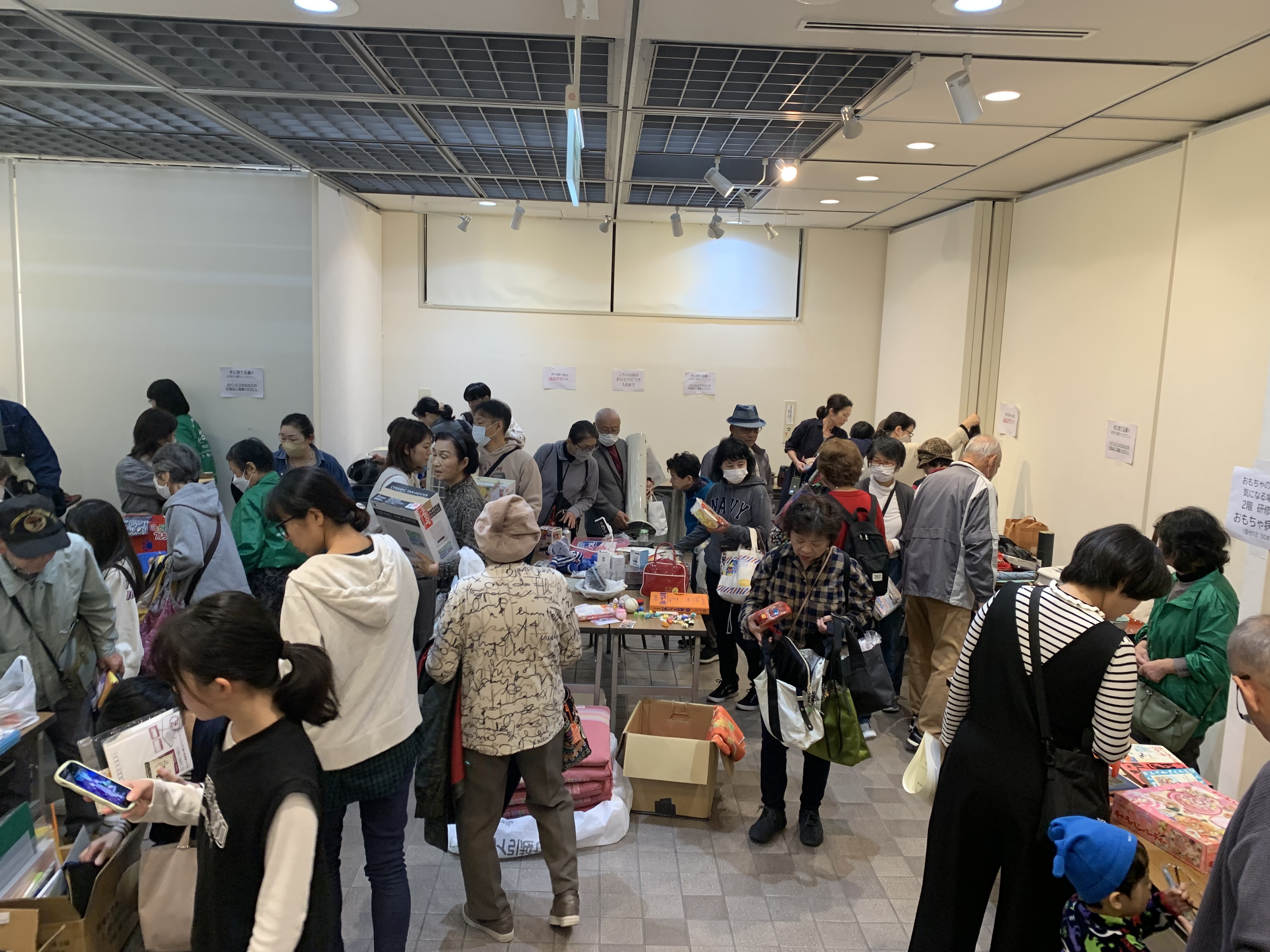 リユース市の様子